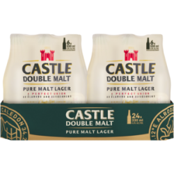 CASTLE DOUBLE MALT 410ml RB...