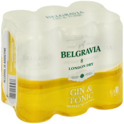 BELGRAVIA GIN & TONIC CANS...