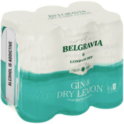 BELGRAVIA GIN & DRY LEMON...