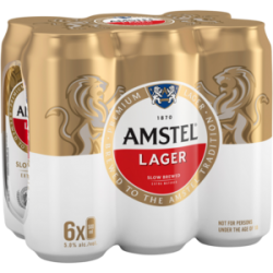 AMSTEL 500ml 6 pack